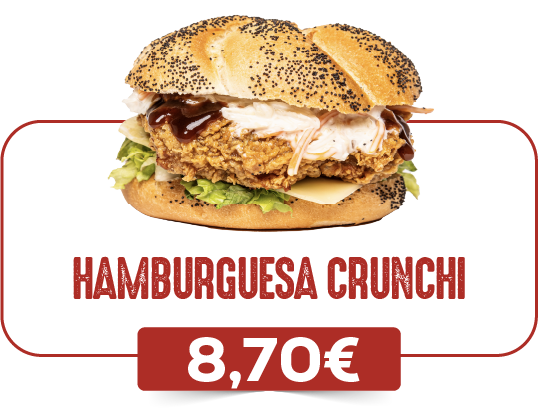Hamburguesa Crunchi — 8,70€