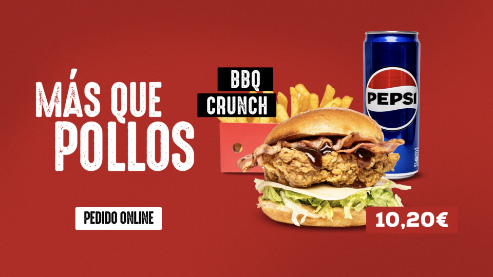 Más que pollos — BBQ Crunch