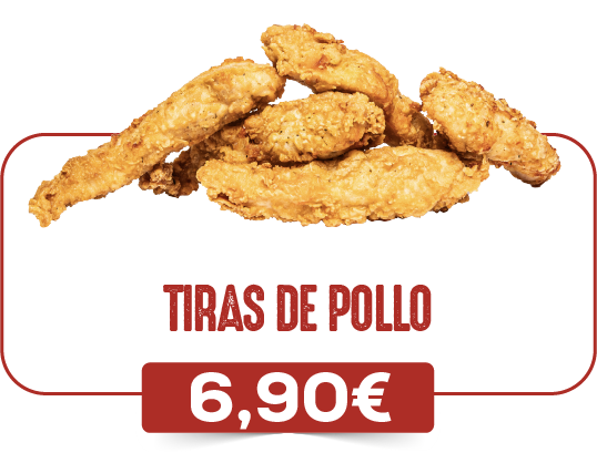 Tiras de pollo — 6,90€